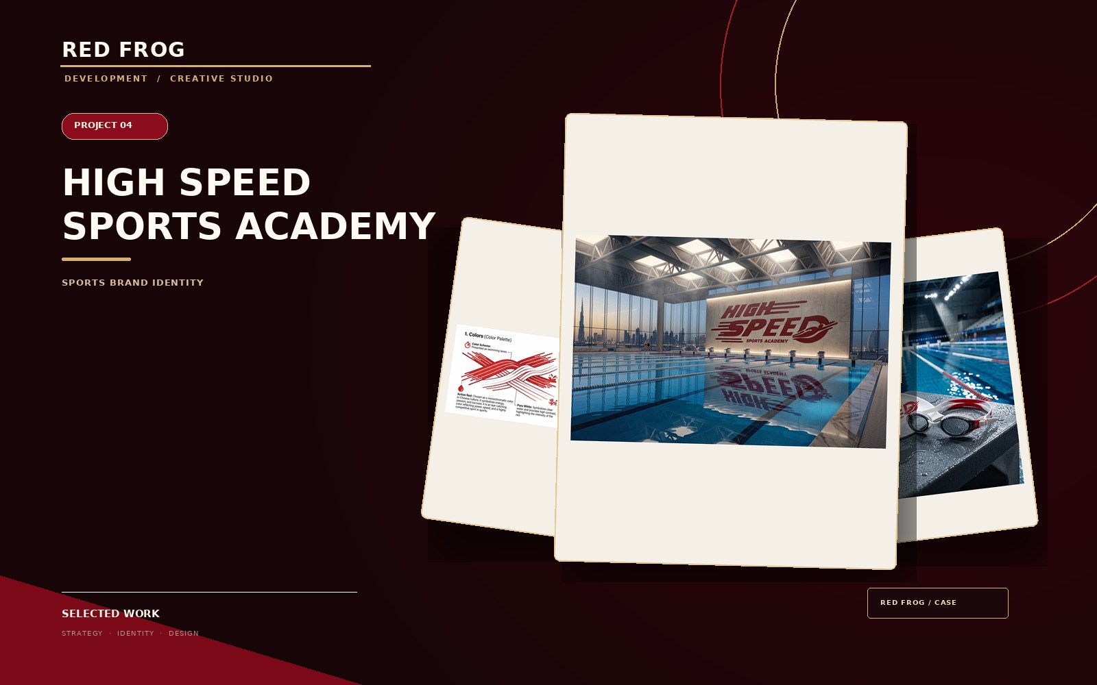 HIGH SPEED SPORTS ACADEMY &mdash; SPORTS BRAND IDENTITY