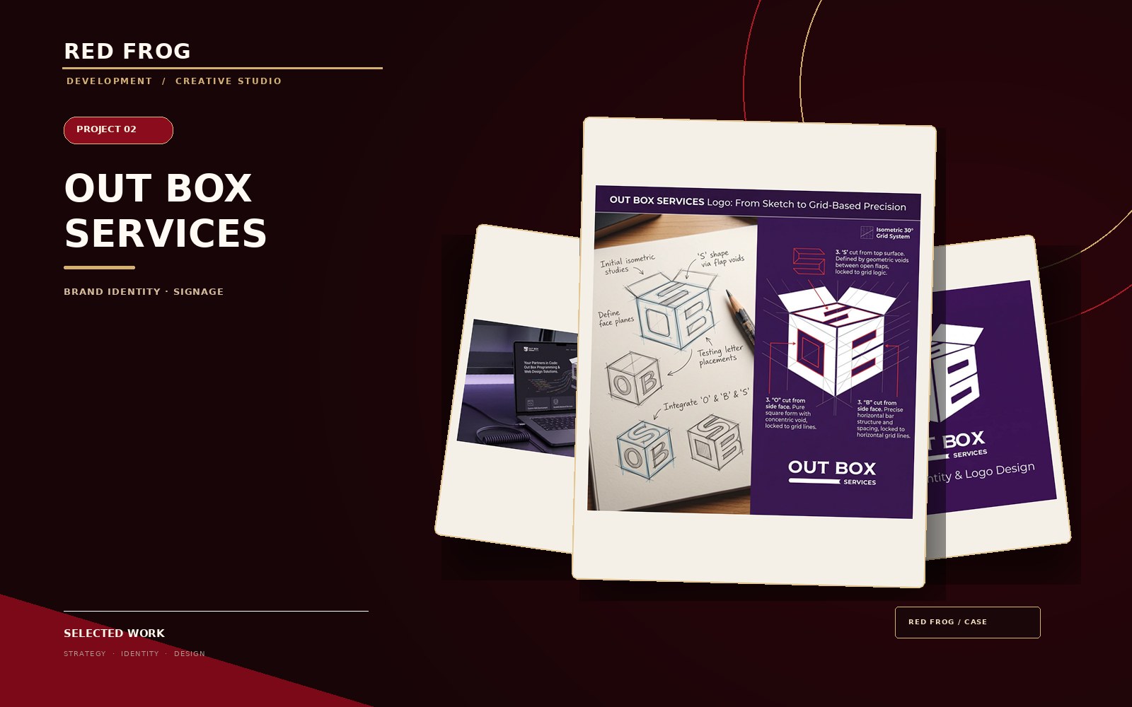 OUT BOX SERVICES &mdash; BRAND IDENTITY / LOGO